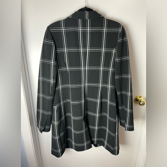 Sandro Ferrone (Roma) coat black and white check,size M - Picture 2 of 9